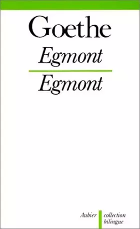Couverture du produit · Egmont (bilingue)