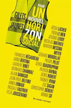Couverture du produit · Gilets jaunes : pour un nouvel horizon social