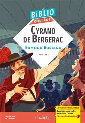 Couverture du produit · Bibliocollège- Cyrano de Bergerac, Edmond Rostand