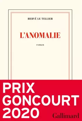 Couverture du produit · L’anomalie - Prix Goncourt 2020