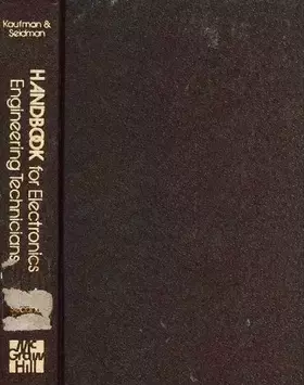 Couverture du produit · Handbook for Electronics Engineering Technicians