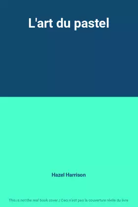 Couverture du produit · L'art du pastel