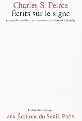 Couverture du produit · Ecrits sur le signe