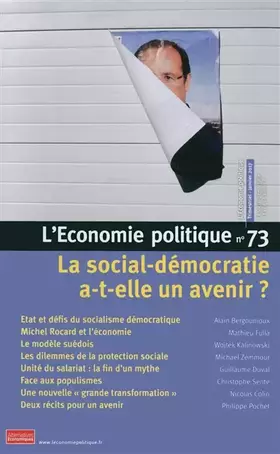Couverture du produit · L'Economie politique - numéro 73 La social-démocratie a-t-elle un avenir ? (73)