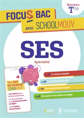 Couverture du produit · FOCUS BAC SES SPECIALITE TERMINALE: Décroche ton Bac avec SchoolMouv