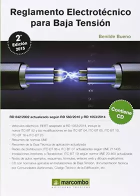 Couverture du produit · REGLAMENTO ELECTROTECNICO PARA BAJA TENSION