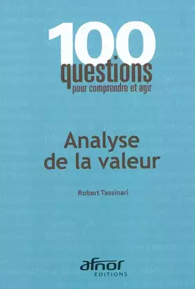 Couverture du produit · Analyse de la valeur