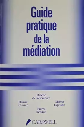 Couverture du produit · Guide Pratique De LA Mediation