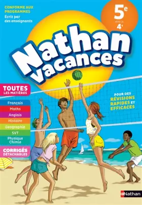 Couverture du produit · Cahier de Vacances 2021 de la 5ème vers la 4ème - Toutes les matières