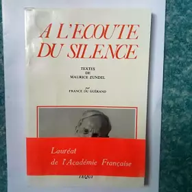 Couverture du produit · A l'écoute du silence