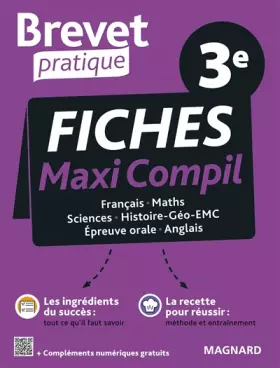 Couverture du produit · Brevet Pratique Maxi-Compil de fiches la totale 3e Brevet 2024: Toutes les disciplines de l'épreuve et du contrôle continu pour