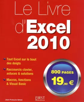 Couverture du produit · Le livre d'Excel 2010