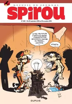 Couverture du produit · Recueil Spirou - tome 343 - Recueil Spirou 343