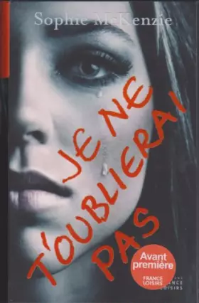 Couverture du produit · Je ne t'oublierai pas