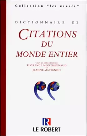 Couverture du produit · Dictionnaire des citations du monde entier
