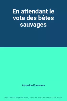 Couverture du produit · En attendant le vote des bêtes sauvages