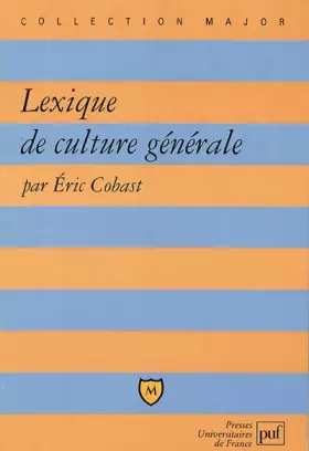 Couverture du produit · Lexique de culture générale