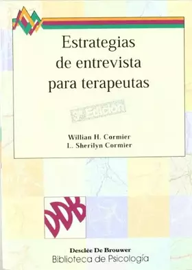 Couverture du produit · Estrategias De Entrevista Para Terapeutas (Biblioteca de Psicología)
