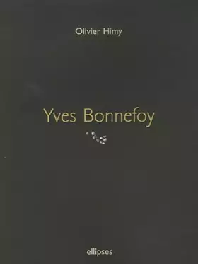 Couverture du produit · Yves Bonnefoy