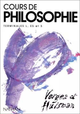 Couverture du produit · Cours de philosophie terminale L/ES/S, tome 1. Livre de l'élève