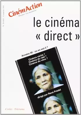 Couverture du produit · Le Cinéma "direct"
