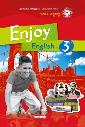 Couverture du produit · Enjoy English in 3e Palier 2 - 2e Année (1CD audio)