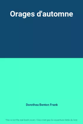 Couverture du produit · Orages d'automne