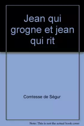 Couverture du produit · Jean qui grogne et Jean qui rit
