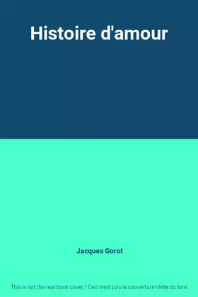 Couverture du produit · Histoire d'amour
