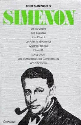 Couverture du produit · Tout Simenon, tome 19 (9 romans)