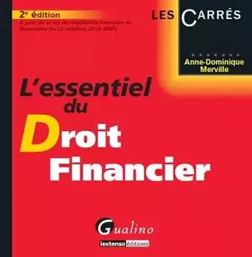 Couverture du produit · L'essentiel du droit financier