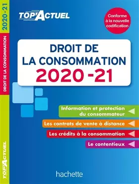 Couverture du produit · Top Actuel Droit de la consommation 2020-2021