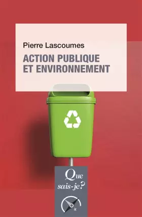 Couverture du produit · Action publique et environnement