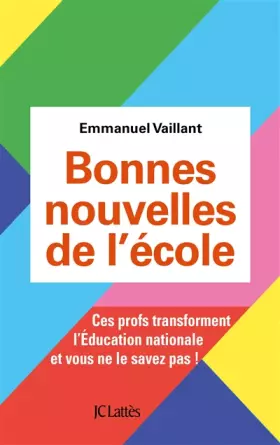 Couverture du produit · Bonnes nouvelles de l'école