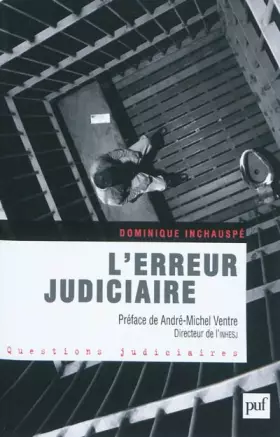 Couverture du produit · L'erreur judiciaire