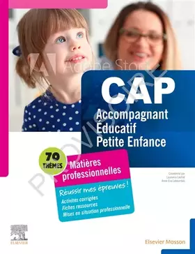Couverture du produit · CAP Accompagnant éducatif petite enfance: Matières professionnelles. Réussir mes épreuves