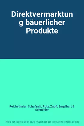 Couverture du produit · Direktvermarktung bäuerlicher Produkte