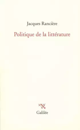 Couverture du produit · POLITIQUE DE LA LITTERATURE