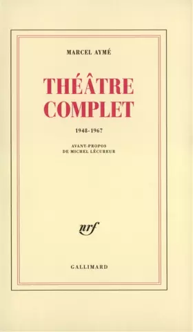 Couverture du produit · Théâtre complet, 1948-1967