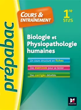 Couverture du produit · PREPABAC - Biologie et physiopathologie humaines 1re ST2S - Nº2
