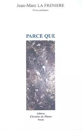 Couverture du produit · Parce que