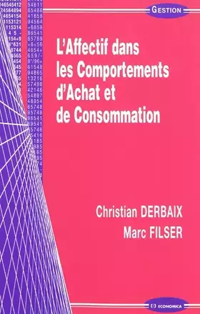 Couverture du produit · L'affectif dans les comportements d'achat et de consommation