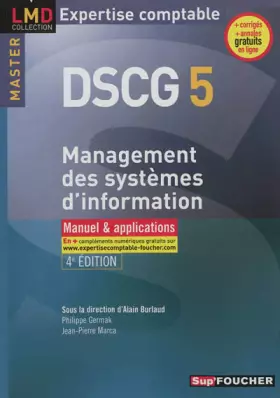 Couverture du produit · DSCG 5 - Management des systèmes d'information Manuel et applications 4e édition