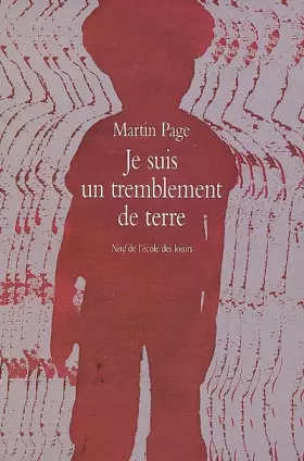 Couverture du produit · Je suis un tremblement de terre