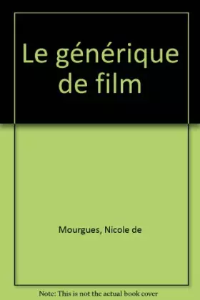 Couverture du produit · Le générique de film