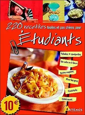 Couverture du produit · 220 recettes faciles et pas chères pour étudiants