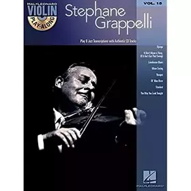 Couverture du produit · Stephane Grappelli Violin Play-Along Volume 15