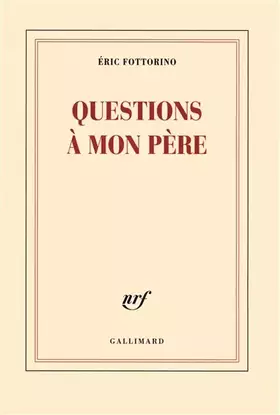 Couverture du produit · Questions à mon père