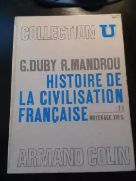 Couverture du produit · Histoire de la civilisation française