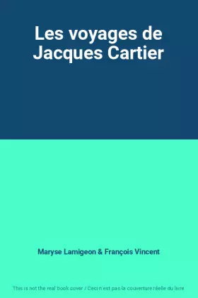 Couverture du produit · Les voyages de Jacques Cartier